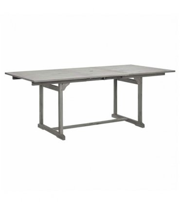 vidaXL Garden Dining Table (150-200)x100x75 cm Solid Acacia Wood