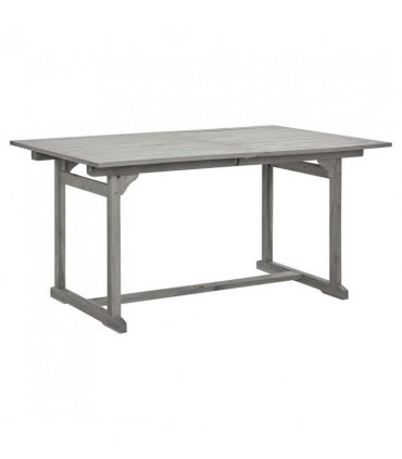 vidaXL Garden Dining Table (150-200)x100x75 cm Solid Acacia Wood