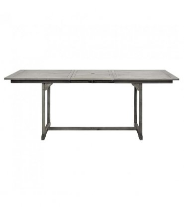 vidaXL Garden Dining Table (150-200)x100x75 cm Solid Acacia Wood