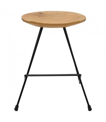 vidaXL Stools 2 pcs Solid Teak Wood