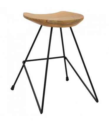 vidaXL Stools 2 pcs Solid Teak Wood