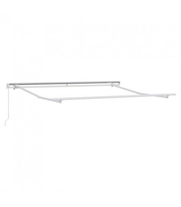 vidaXL Retractable Awning Yellow and Orange 300 x 250 cm
