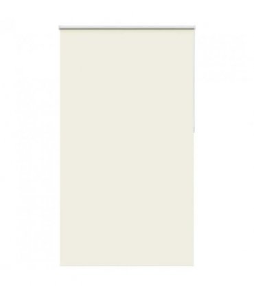 vidaXL Roller Blind Blackout Off White 120x230 cm Fabric Width 116.6 cm Polyester
