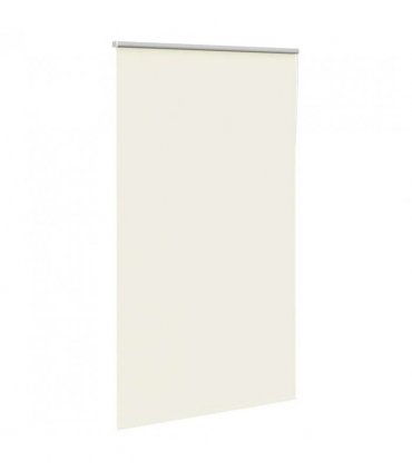 vidaXL Roller Blind Blackout Off White 120x230 cm Fabric Width 116.6 cm Polyester