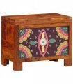 vidaXL Storage Box Multicolour 50 x 30 x 40 cm Solid acacia wood