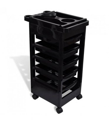 Hair Salon Plastic Trolley with Wheels