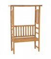 vidaXL Garden Bench | Teak | Fine sanded teak hardwood with a waterbase finish