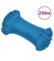 vidaXL Work Rope Blue 8 mm 250 m Polypropylene