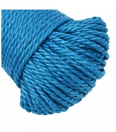 vidaXL Work Rope Blue 8 mm 250 m Polypropylene
