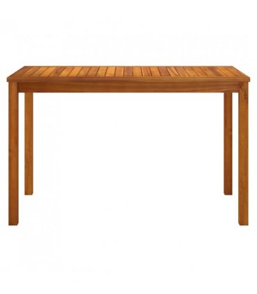 vidaXL Garden Table | Natural Wood | Solid Acacia Wood | Medium | Durable