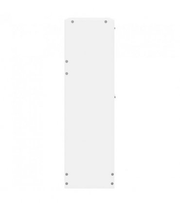 vidaXL White Wooden Shoe Cabinet with 2 Compartments
