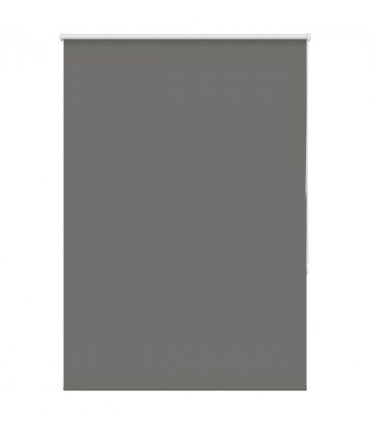 vidaXL Roller Blind Blackout Grey 110x175 cm Fabric Width 105.7 cm Polyester