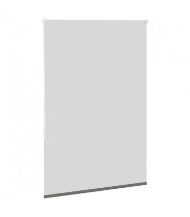 vidaXL Roller Blind Blackout Grey 110x175 cm Fabric Width 105.7 cm Polyester