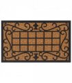 vidaXL Door Mat Rectangular 45x75 cm Rubber and Coir