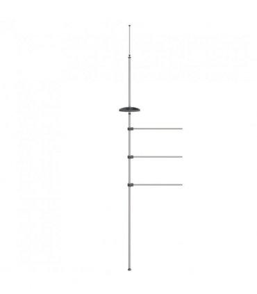 vidaXL Towel Rail 47x280 cm Aluminium