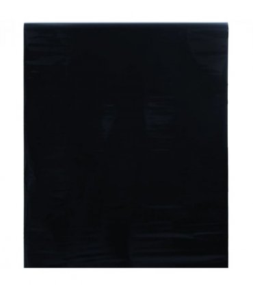 vidaXL Window Film Static Frosted Black 60x2000 cm PVC