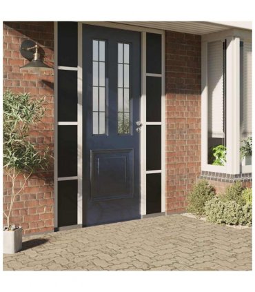 vidaXL Window Film Static Frosted Black 60x2000 cm PVC