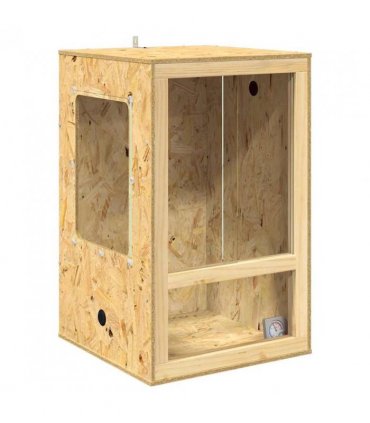 vidaXL Terrarium Brown 50 x 50 x 130 cm OSB