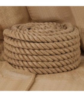 vidaXL Jute Rope 25 m Long 36 mm Thick