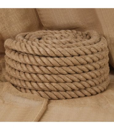 vidaXL Jute Rope 25 m Long 36 mm Thick