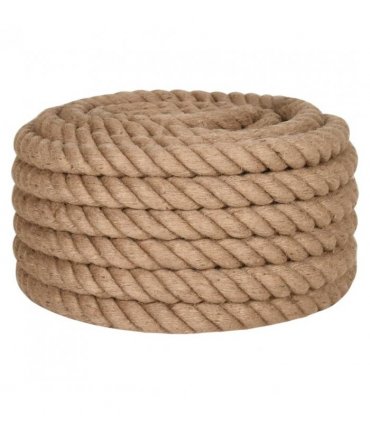 vidaXL Jute Rope 25 m Long 36 mm Thick