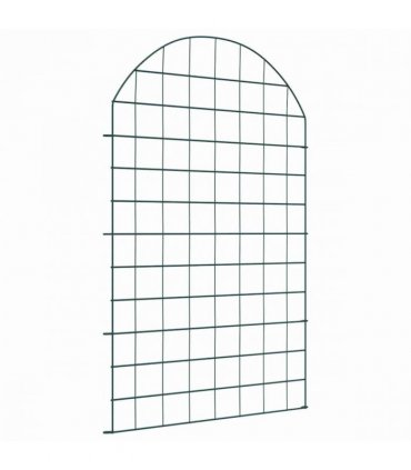 vidaXL Pond Fence Set 8 pcs Green 50 x 80 cm Steel
