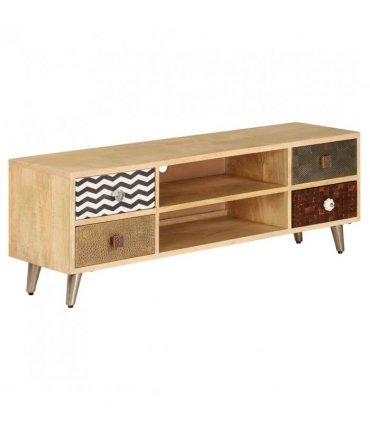 vidaXL TV Cabinet 120x30x40 cm Solid Mango Wood