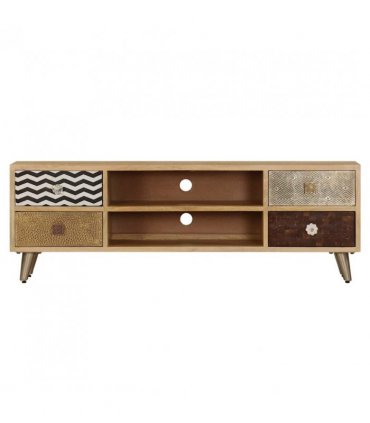 vidaXL TV Cabinet 120x30x40 cm Solid Mango Wood