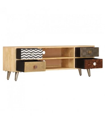 vidaXL TV Cabinet 120x30x40 cm Solid Mango Wood