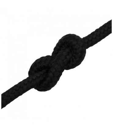 vidaXL Work Rope Black 8 mm 25 m Polyester
