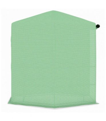 vidaXL Greenhouse | Green | PE mesh fabric, powder-coated steel | 227x223 cm