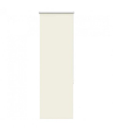 vidaXL Roller Blind Blackout Off White 55x130 cm Fabric Width 50.7 cm Polyester