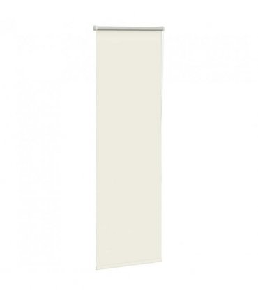 vidaXL Roller Blind Blackout Off White 55x130 cm Fabric Width 50.7 cm Polyester