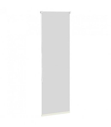 vidaXL Roller Blind Blackout Off White 55x130 cm Fabric Width 50.7 cm Polyester