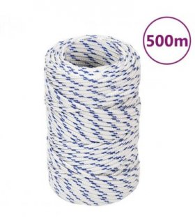vidaXL Boat Rope White 2 mm 500 m Polypropylene