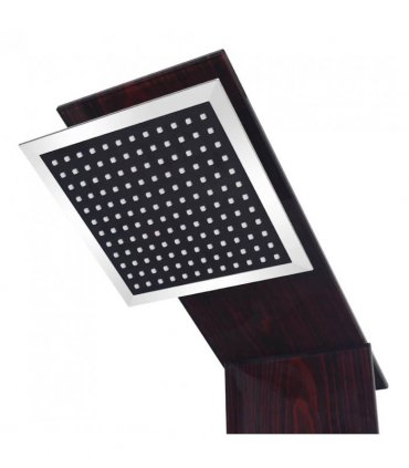 vidaXL Shower Panel System Glass Brown