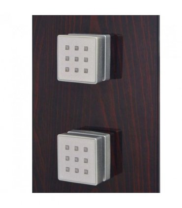 vidaXL Shower Panel System Glass Brown
