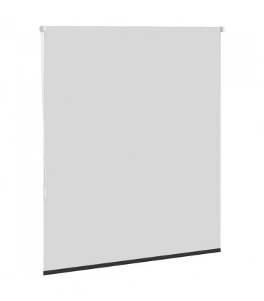 vidaXL Roller Blind Blackout Black 130x150 cm Fabric Width 126.6 cm Polyester