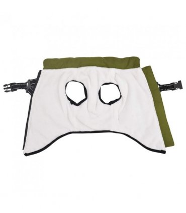 vidaXL Dog Coat Army Green L28