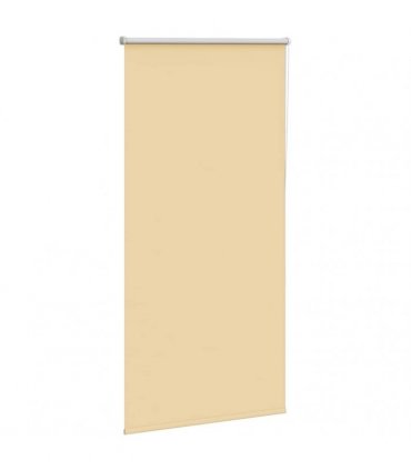 vidaXL Roller Blind Blackout Beige 65x150 cm Fabric Width 60.7 cm Polyester