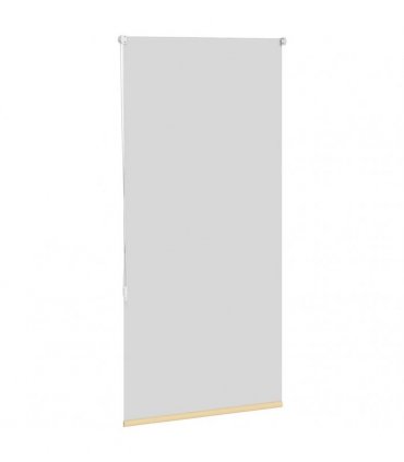 vidaXL Roller Blind Blackout Beige 65x150 cm Fabric Width 60.7 cm Polyester