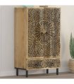 vidaXL Highboard 60x33x100 cm Solid Wood Mango