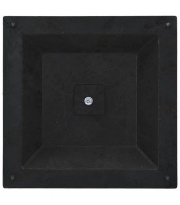 vidaXL Parasol Base Square Polyresin 12 kg Bronze