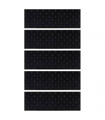 vidaXL Stair Treads 5 pcs 25x75 cm Rubber