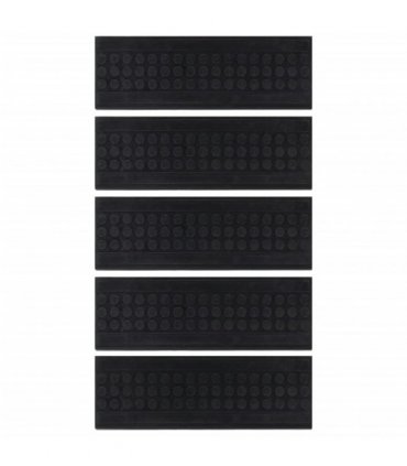 vidaXL Stair Treads 5 pcs 25x75 cm Rubber