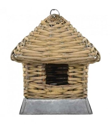 vidaXL Bird Houses 3 pcs Wicker