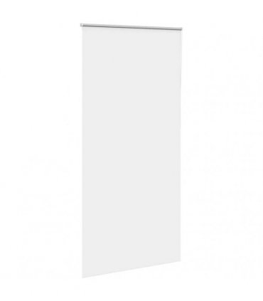 vidaXL Roller Blind Blackout White 95x210 cm Fabric Width 90.7 cm Polyester