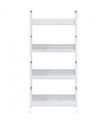 vidaXL 4-Layer Book Shelf White 60x27.6x124.5 cm Engineered Wood