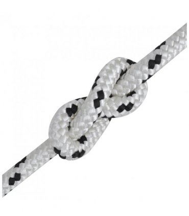 vidaXL Braided Boat Rope Polyester 6 mm 250 m White