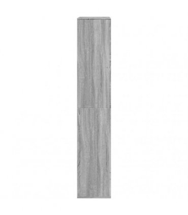 vidaXL Room Divider Grey Sonoma 100x33x175 cm Engineered Wood